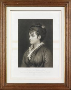 Moretta - Wenecka dziewczyna (mezzotinta)