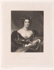 Portret van Sarah Garay Lyndhurst Lady Lyndhurst (tytuł na obiekcie)