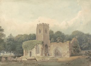 Stary kościół św. Wawrzyńca, Ayot St. Lawrence, Hertfordshire autorstwa Samuel Davis