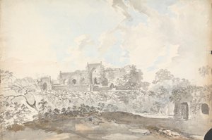 Stary Meczet w Rajmahal [Rajmahal] autorstwa Samuel Davis
