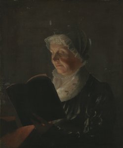 Przy świecach, ok. 1820 (olej na płótnie naklejony na drewno)