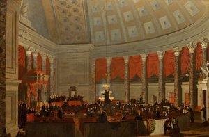 Izba Reprezentantów, ok. 1822 r. autorstwa Samuel Finley Breese Morse