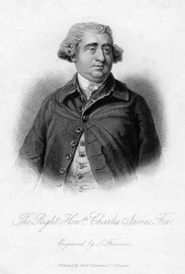 Charles James Fox 1749-1806, wigowski mąż stanu, XIX wiek.
