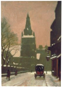 „Bunhill Row”, koniec XIX lub początek XX wieku. autorstwa Samuel Harry Hancock