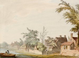Wioska nad jeziorem autorstwa Samuel Hieronymous Grimm