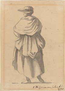 Wieśniaczka autorstwa Samuel Hieronymus Grimm