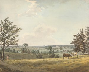 Englefield House, polonês Berkshire autorstwa Samuel Hieronymus Grimm