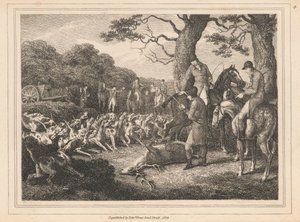 Polowanie na jelenie autorstwa Samuel Howitt