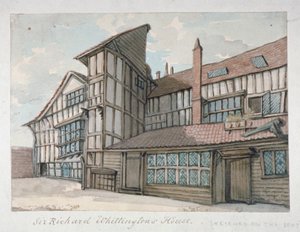 Dom Sir Richarda Whittingtona, Milton Street, City of London, 1800