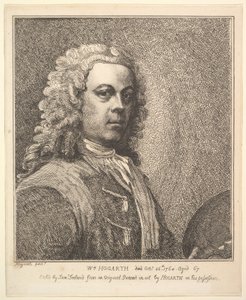 William Hogarth, Autoportret, 1785.