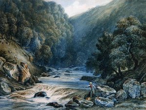 On the Dart (akwarela na papierze)