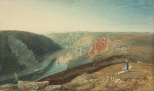 Avon ze Wzgórza Obserwacyjnego, ok. 1825 r. autorstwa Samuel Jackson