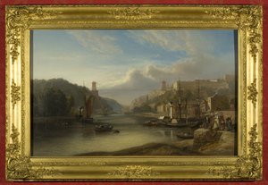 Widok na Avon w Hotwells, ok. 1840 (olej na płótnie)