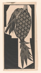 Ananas (oryginalny tytuł na obiekcie) autorstwa Samuel Jessurun de Mesquita (signed by artist)