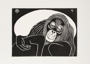 Orangutan autorstwa Samuel Jessurun de Mesquita