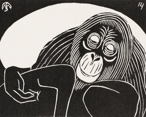 Orangutan autorstwa Samuel Jessurun de Mesquita