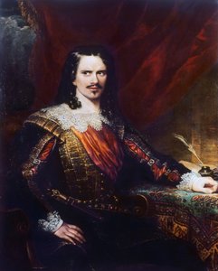 Portret Charlesa Johna Keana (1811-1868), angielskiego reżysera i kierownika teatru, obraz Samuela Johna Stumpa (zm. 1863) olej na płótnie