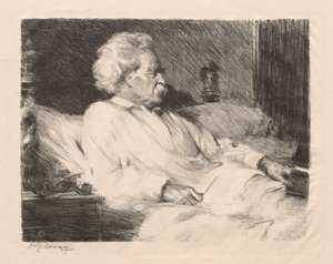 Mark Twain autorstwa Samuel Johnson Woolf