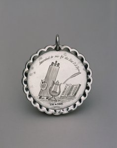 Medal haftu, ok.1850 (srebrny) autorstwa Samuel Kirk