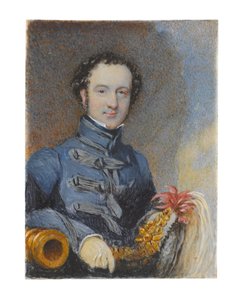 Kapitan William Siborne, 1830 ok autorstwa Samuel Lover