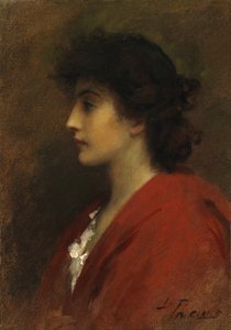 Wenecka dziewczyna autorstwa Samuel Luke Fildes