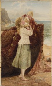 Dzieci rybaka, 1881 r. autorstwa Samuel McCloy
