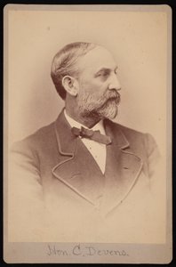Portret Charlesa Devensa 1820-1891, przed 1891. autorstwa Samuel Montague Fassett