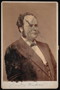 Portret Williama Windoma 1827-1891, w latach 1876-1880.