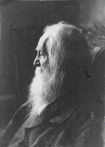 Walt Whitman w Camden, NJ, c. 1891. autorstwa Samuel Murray