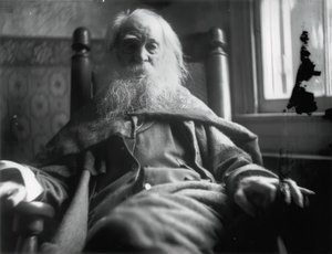 Walt Whitman w Camden, NJ, c. 1891. autorstwa Samuel Murray
