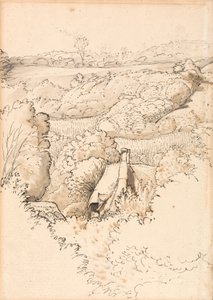 Коттедж среди деревьев, Шорхэмполис autorstwa Samuel Palmer
