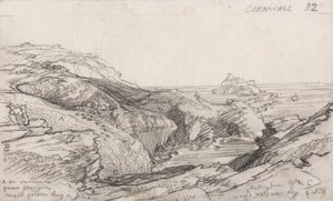 Strona z kornwalijskiego szkicownika: Cornwall 32 autorstwa Samuel Palmer
