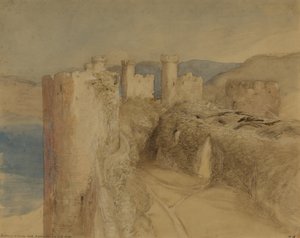 Zamek Conway autorstwa Samuel Palmer