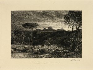 Wczesny poranek autorstwa Samuel Palmer
