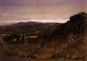 Near Underriver, Sevenoaks, Kent (akwarela na papierze) autorstwa Samuel Palmer