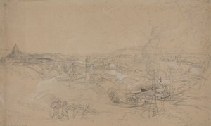 Rzym od San Spirito autorstwa Samuel Palmer
