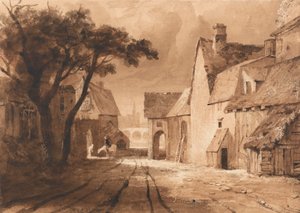 Studium starych budynków autorstwa Samuel Palmer