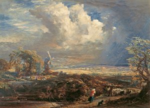 Letnia burza w pobliżu Pulborough, Sussex autorstwa Samuel Palmer