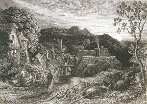 Dzwonnik autorstwa Samuel Palmer