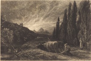 Wczesny oracz autorstwa Samuel Palmer