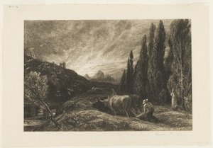 Wczesny oracz autorstwa Samuel Palmer