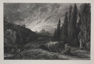 Wczesny oracz autorstwa Samuel Palmer