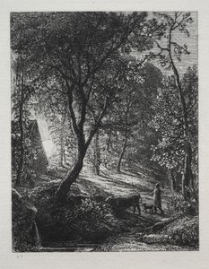 Chata pasterza autorstwa Samuel Palmer