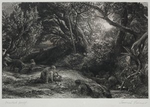Poranek życia autorstwa Samuel Palmer