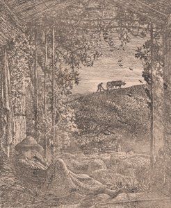 Śpiący Pasterz autorstwa Samuel Palmer