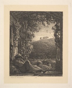 Śpiący pasterz, wczesny poranek, 1857.