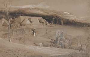 Dolina Wizji autorstwa Samuel Palmer