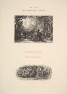 Winorośli lub Pulchny Bachus, 1880. autorstwa Samuel Palmer