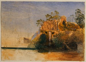 Organ wodny, Tivoli autorstwa Samuel Palmer