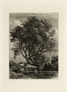 Wierzba autorstwa Samuel Palmer
